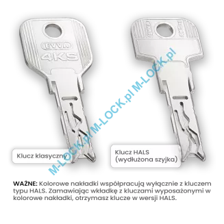 EVVA 4KS 31/31NN (62 mm), wkładka patentowa - 3