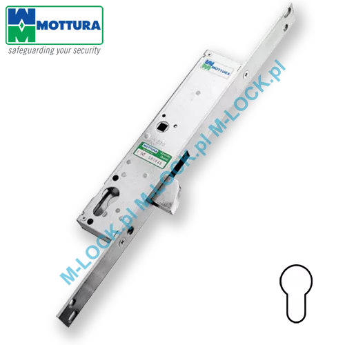 MOTTURA 47.100 zamek profilowy z ryglem semaforowym