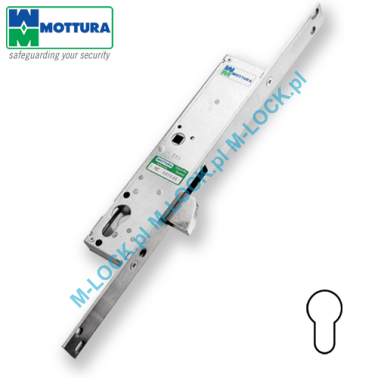 MOTTURA 47.100 zamek profilowy z ryglem semaforowym