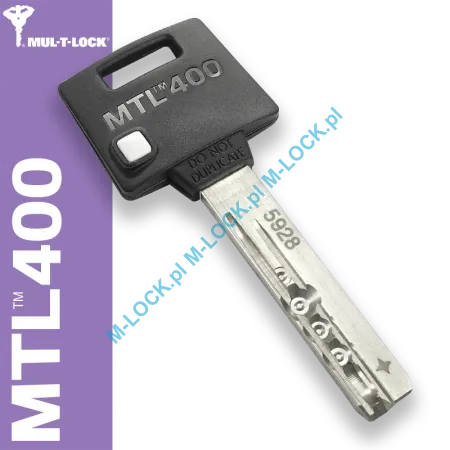 MUL-T-LOCK MTL 400 / Classic PRO, dorobienie klucza do karty (profil 5928, 2928, 3828, 2838)