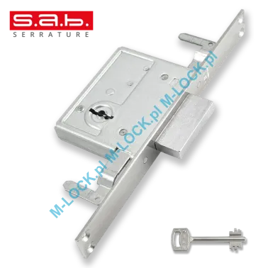 S.A.B. 4010N/50  zamek wpuszczany-rozporowy