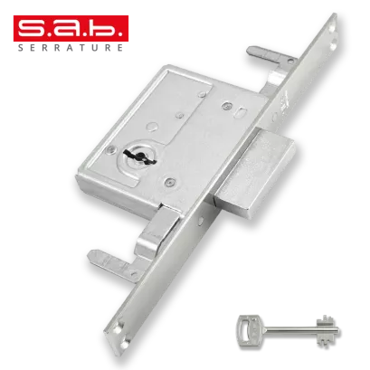 S.A.B. 4010N/50  zamek wpuszczany-rozporowy