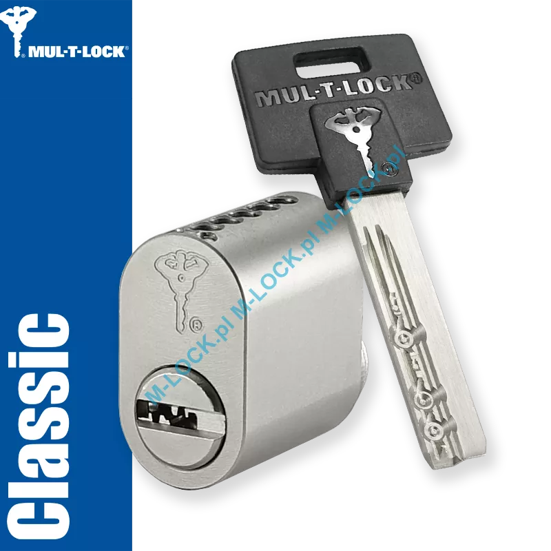 MUL-T-LOCK Classic 601N, cylinder owalny (skandynawski), zewnętrzny