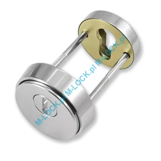 S.A.B. 304-CR, rozeta antywłamaniowa (chrom błyszczący) - 2