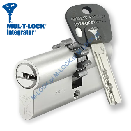 MUL-T-LOCK Integrator 31/40ZN (71 mm), wkładka patentowa