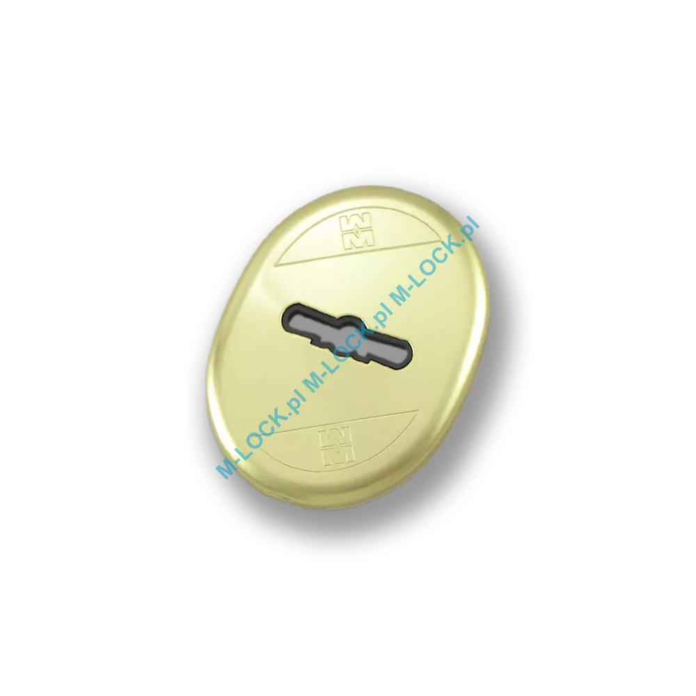 Rozeta na klucz MOTTURA 95.323OLV, mosiądz błyszczący