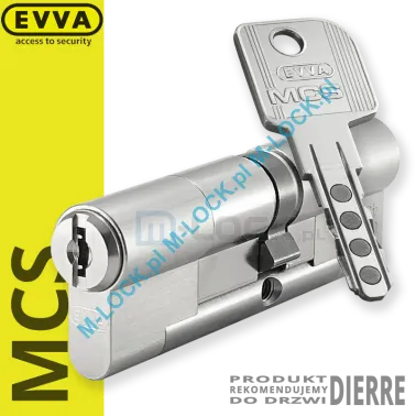 EVVA MCS 41/51NN (92 mm), wkładka patentowa do drzwi Dierre