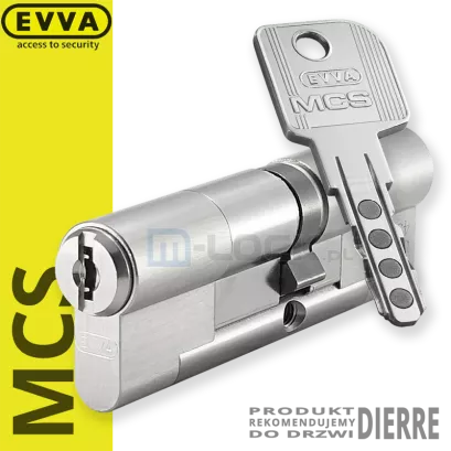EVVA MCS 41/51NN (92 mm), wkładka patentowa do drzwi Dierre