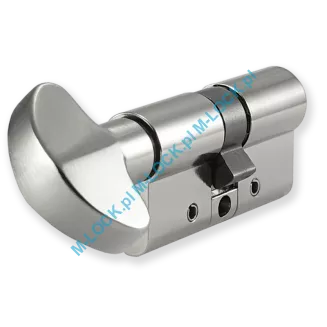 KESO 10RS Omega 30/30G2NN (60 mm), wkładka patentowa z pokrętłem - 3