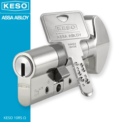 KESO 10RS Omega 30/30G2NN (60 mm), wkładka patentowa z pokrętłem