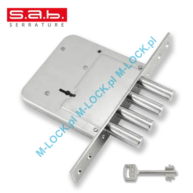 S.A.B. 4540-60N  zamek wpuszczany
