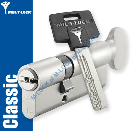 MUL-T-LOCK Classic 31/50G1NN (81 mm), wkładka patentowa z pokrętłem