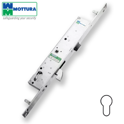 MOTTURA 47.215 zamek profilowy, rozporowy - klamkowy z ryglem semaforowym (hak)
