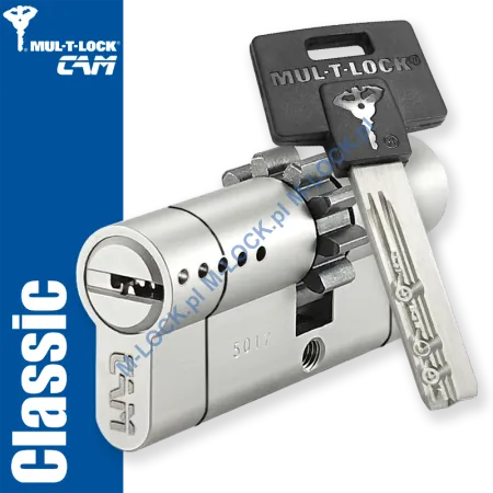 MUL-T-LOCK Classic CAM 31/40ZN (71 mm), wkładka patentowa