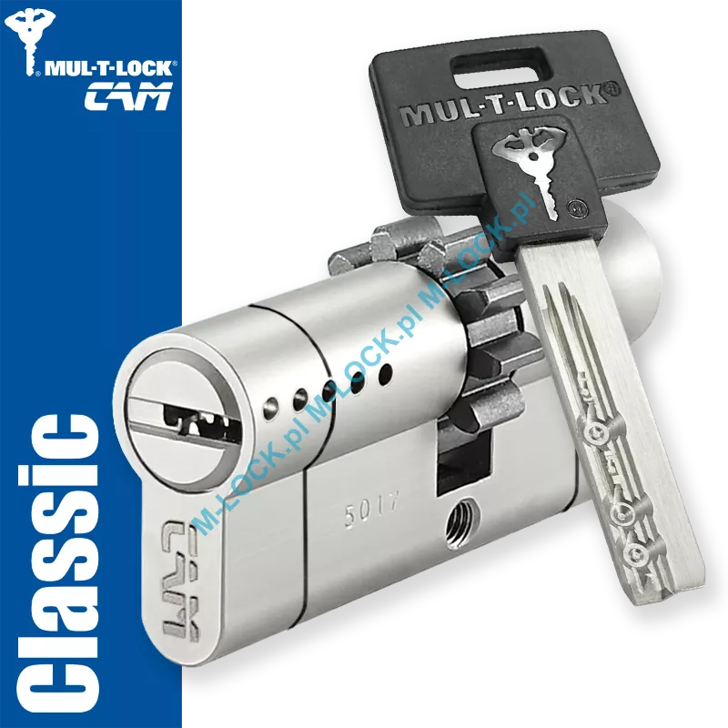 MUL-T-LOCK Classic CAM 31/40ZN (71 mm), wkładka patentowa