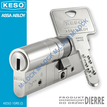 KESO 10RS Omega 30/45NN (75 mm), wkładka patentowa do drzwi Dierre
