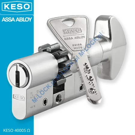 KESO 4000S Omega A.505 30/40G2ZN (70 mm), wkładka patentowa z pokrętłem