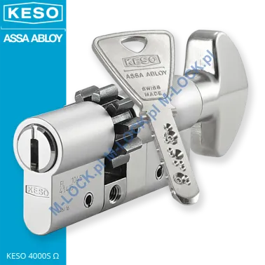 KESO 4000S Omega A.505 30/40G2ZN (70 mm), wkładka patentowa z pokrętłem