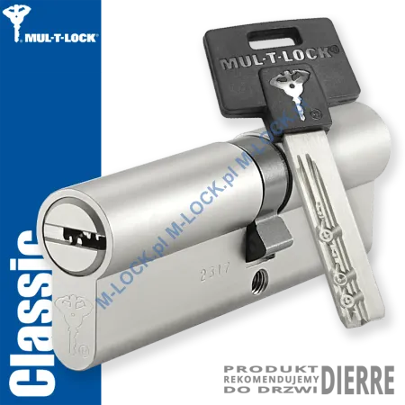 MUL-T-LOCK Classic 40/50NN (90 mm), wkładka patentowa do drzwi Dierre