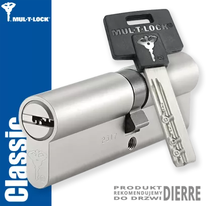 MUL-T-LOCK Classic 40/50NN (90 mm), wkładka patentowa do drzwi Dierre