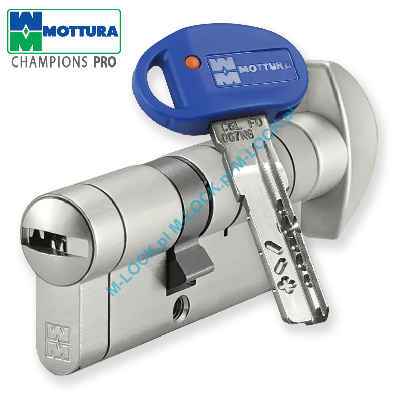 MOTTURA Champions PRO 31/41G1NN (72 mm), wkładka patentowa z pokrętłem