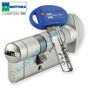 MOTTURA Champions PRO 31/41G1NN (72 mm), wkładka patentowa z pokrętłem