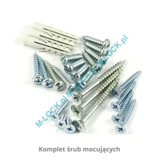 IKON 9131 (Assa-Abloy), zamek nawierzchniowy (kolor: srebrno-szary), bez cylindra - 10