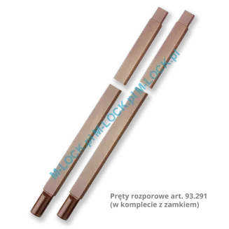 MOTTURA 30.436 zamek rozporowy na klucz typu POMPA z zatrzaskiem - 3