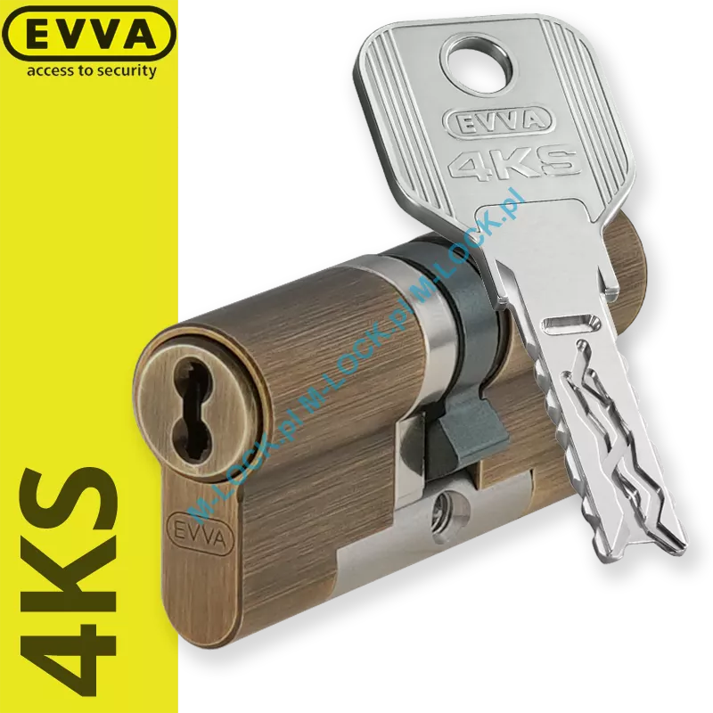 EVVA 4KS - wkładka do zamka, KONFIGURATOR - WSZYSTKIE WYMIARY