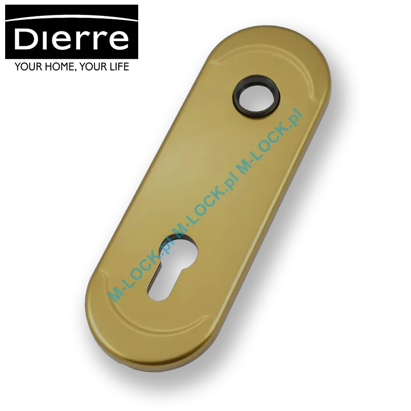 Dierre NEW CRETA, szyld na wkładkę, brąz anodowany