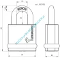 MUL-T-LOCK Interactive NE10G, kłódka hartowana - 5