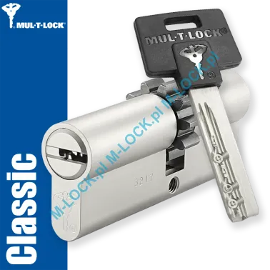 MUL-T-LOCK Classic 40/55ZN (95 mm), wkładka patentowa do drzwi WITEX Super-Lock