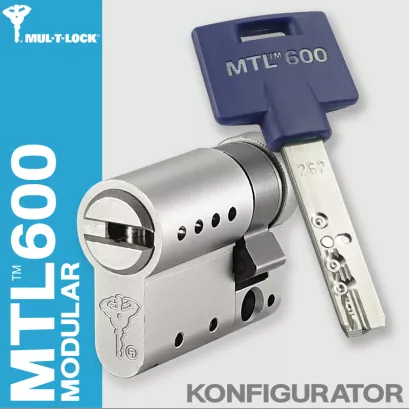 MUL-T-LOCK MTL 600 Modular, półwkładka patentowa (konfigurator)
