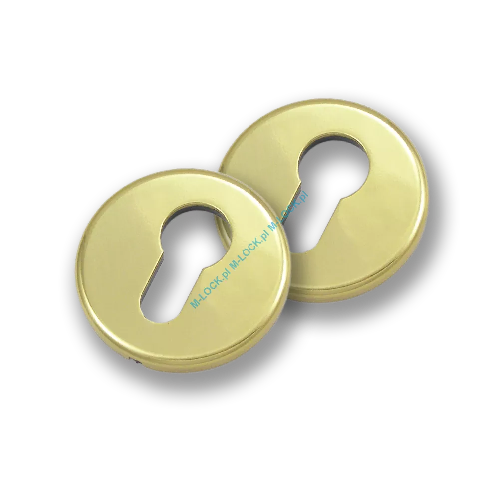 Rozetki na wkładkę do zamków S.A.B. seria 16xx, mosiądz