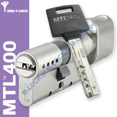 MUL-T-LOCK MTL 400 / Classic PRO 31/31G2NN (62 mm), wkładka patentowa z gałką