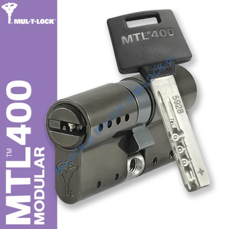 MUL-T-LOCK MTL 400 Modular / Classic PRO 31/31NB (62 mm), wkładka patentowa - black nickel