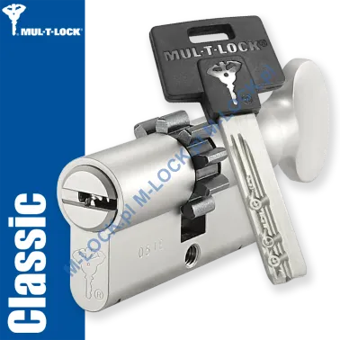 MUL-T-LOCK Classic 31/31G1ZN (62 mm), wkładka patentowa z pokrętłem