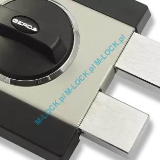 GERDA ZX-1000, zamek nawierzchniowy z cylindrem MUL-T-LOCK Classic (kolor: nikiel satyna) - 5