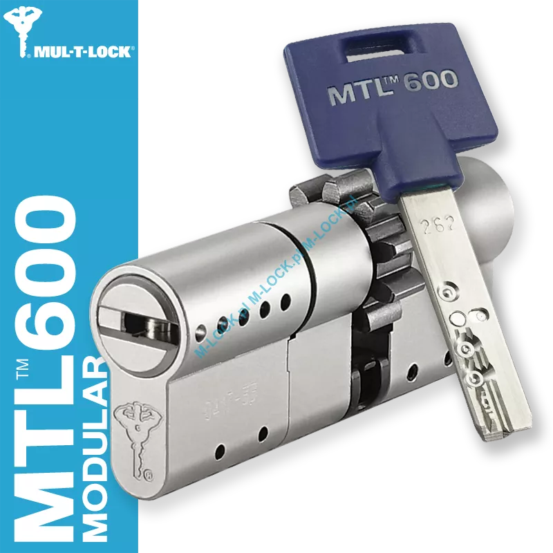 MUL-T-LOCK MTL600 Modular / Interactive+ 33/48ZN (81 mm), wkładka patentowa do drzwi WITEX Super-Lock