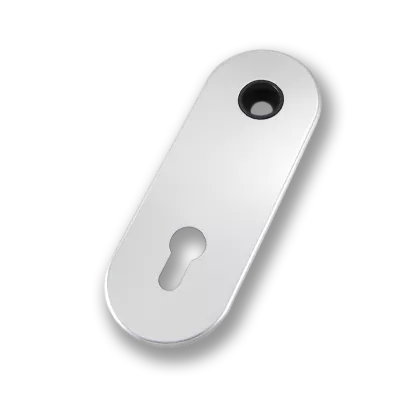 Szyld długi na wkładkę (85 mm) CI-0685-AA, chrom matowy