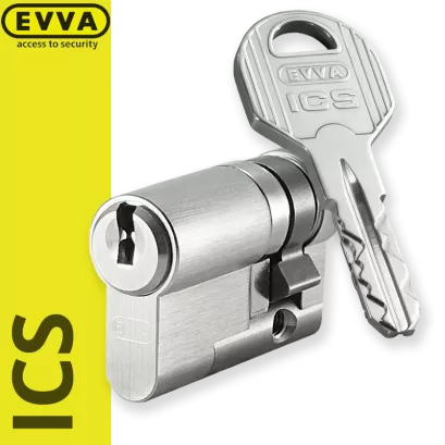 EVVA ICS - półwkładka do zamka, KONFIGURATOR - WSZYSTKIE WYMIARY