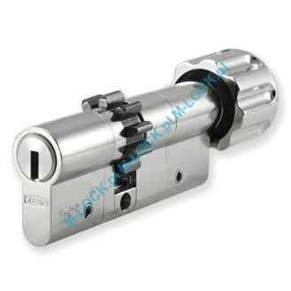 KESO 10RS Omega 35/45G1ZN (80 mm), wkładka patentowa z gałką - 2