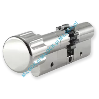 KESO 10RS Omega 35/45G1ZN (80 mm), wkładka patentowa z gałką - 3