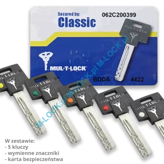 MUL-T-LOCK Classic Modular 55/55NN (110 mm), wkładka patentowa - 2