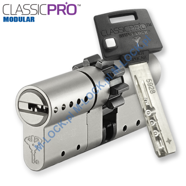 MUL-T-LOCK ClassicPRO MODULAR 33/43ZN (76 mm), wkładka patentowa do drzwi WITEX Super-Lock
