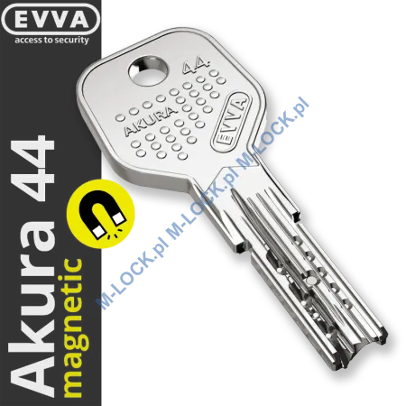 EVVA Akura 44 MAGNETIC, dorobienie klucza do karty (profil 192TB)