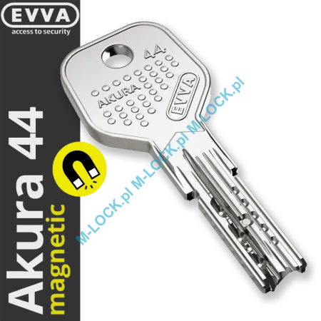 EVVA Akura 44 MAGNETIC, dorobienie klucza do karty (profil 192TB)