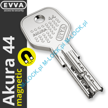 EVVA Akura 44 MAGNETIC, dorobienie klucza do karty (profil 192TB)