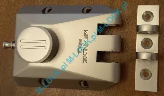 MUL-T-LOCK Deadlock 02-SAT, zamek nawierzchniowy (kolor: nikiel satyna), bez cylindra - 3