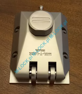 MUL-T-LOCK Deadlock 02-SAT, zamek nawierzchniowy (kolor: nikiel satyna), bez cylindra - 4